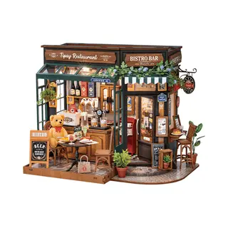 Robotime Tipsy Restaurant 3D-Puzzle 297 Stück(e) Stadt