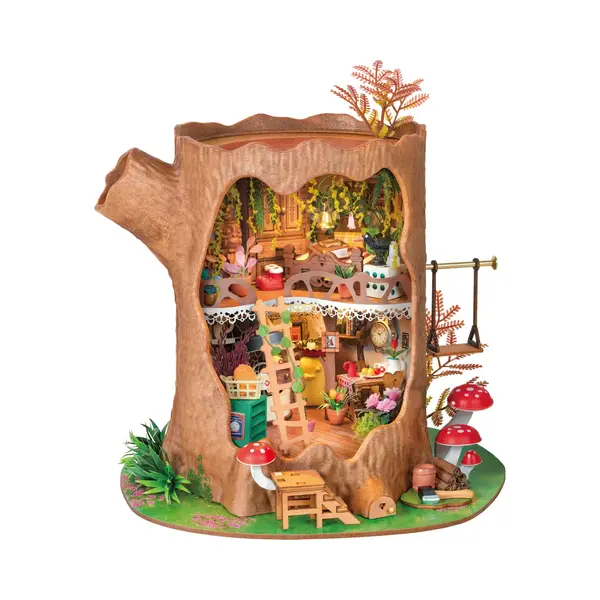 Rolife 3D-Puzzle Diy "Fairytale Tree House", Puzzleteile thumbnail