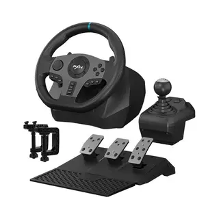 Pxn V9 - Race Stuur - 270/900° - Met Pedalen En Shifter - Geschikt Voor PS4 Xbox One Pc Xbox Series X|S PS3