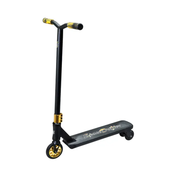 Space Scooter Space Drifter D200 Universeel Stuntstep Zwart, Goud thumbnail