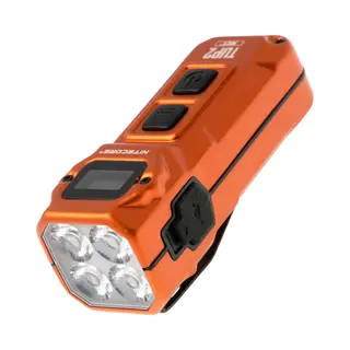 Nitecore TUP2 Sleutelhangerlamp Oplaadbaar Oranje