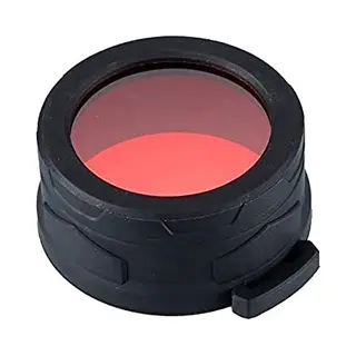 Nitecore, Accessoires Voor Fakkels, NFR50 Hoogwaardig Filter Rood Voor Zaklamp Met 50 Mm Diameter