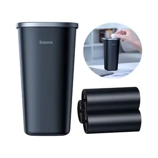 Baseus Mini Prullenbak Voor Auto - Zwart