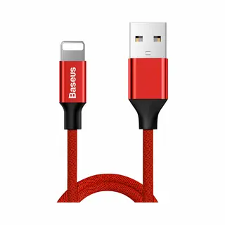 Baseus 6953156253001 Handykabel Rot 1,2 m Usb A Lightning