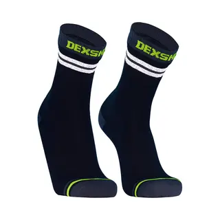 Dexshell - Pro Visibility Biking Socks Zwart - Outdoor - Waterdichte Sokken - Fietssokken - Thermosokken - Ademend - 100% Waterproof - Zwart - M