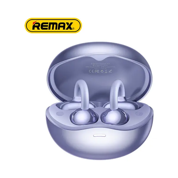 Remax Cozy Buds W29 - Bluetooth Oortjes - Oorclip - Blauw thumbnail