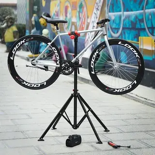 Fiets Montagestandaard - Reparatie Standaard Met Gereedschapsbakje - Opvouwbaar
