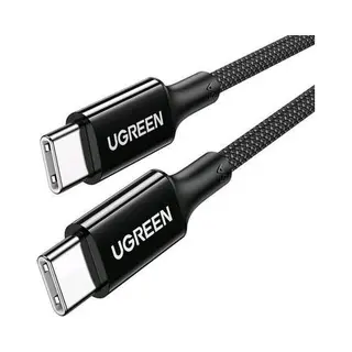 Ugreen Usb-c-geflechtkabel 5a 480mb/s 0, 5m Schwarz Grau