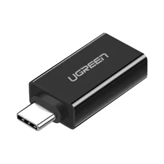 Ugreen Usb-C 3.1 Zu Usb-A 3.0 Buchse Adapter (Usb-A, 2.80 cm), Data + Video Adapter, Schwarz