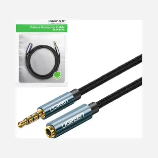 Ugreen Aux Jack Audio Extender 3.5 Mm AV118, 1, 5m (blue) (1.50 m, Aux Kabel), Audiokabel