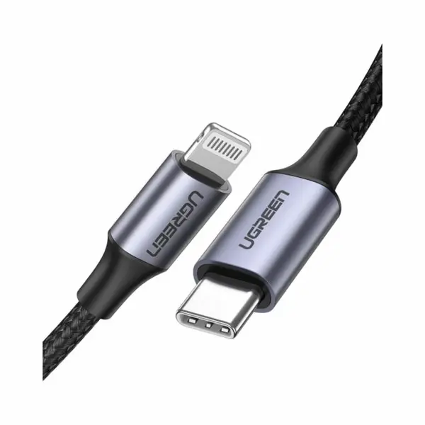 Ugreen 60760 Lightning-kabel 1,5 m Zwart thumbnail