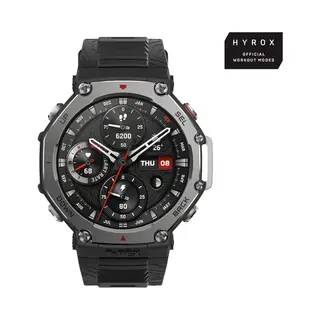 Amazfit T-Rex 3 3,81 cm (1.5") Amoled 48.5 mm Digital 480 x 480 Pixel Touchscreen Schwarz Wlan Gps