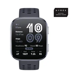 Amazfit Bip 6 Black 5 cm (1.97") Amoled Digital 390 x 450 Pixel Touchscreen Schwarz Gps