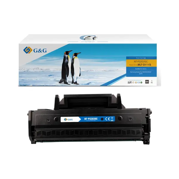 G&G Samsung Toner Mlt-D111S - Samsung Printer - Laserprinter - Inkt - Cartridges - Huismerk - Zwart thumbnail
