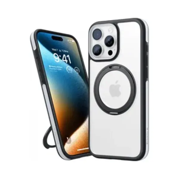 Torras Ostand R Fusion (Apple IPhone 16 Pro Max), Smartphone Hülle, Schwarz thumbnail