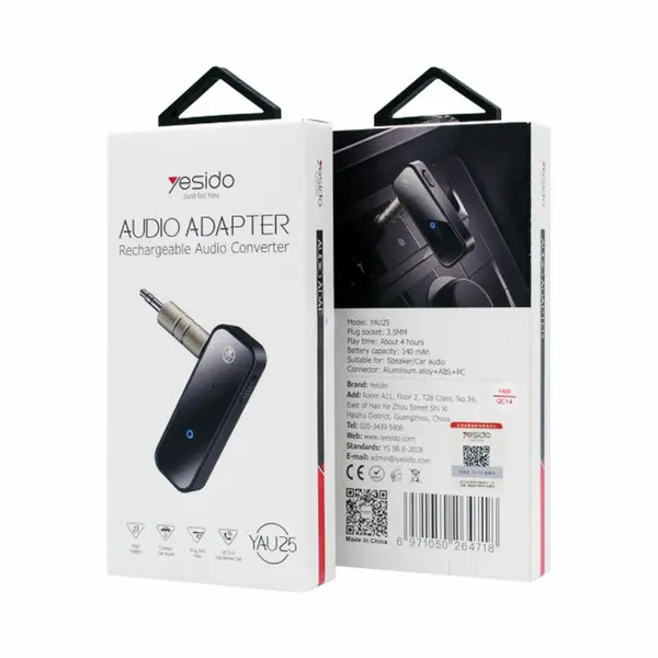 Yesido - Audio-Adapter - Rechargeable-Audio-Converter - YAU25 thumbnail
