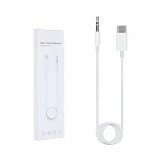 Usb-C Naar 3.5 Headphone Jack Audio Aux Kabel (1m) Zwart