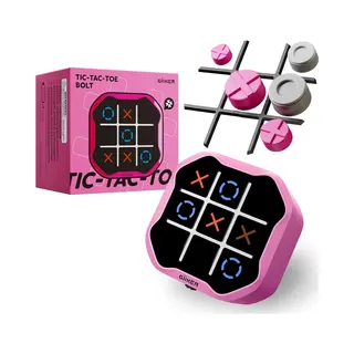 GiiKER Tic Tac Toe Bolt Game - 3-in-1 Draagbare Puzzelgameconsole - Draagbare Reisspellen Voor Educatieve En Geheugengroei - Fidgetspeelgoed