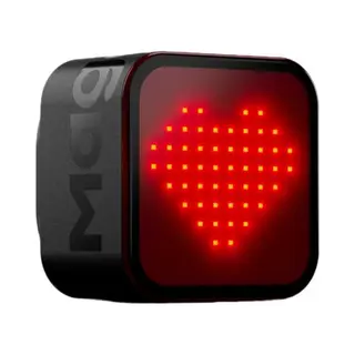 Magene L308 Achterlicht - Slim Remlicht Met Emoji - Compatibel Met Garmin & Wahoo