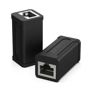 Benfei 2-Pack RJ45 Koppelstuk - Netwerk Lan Internetkabel Verlengstuk - Utp Koppelstuk