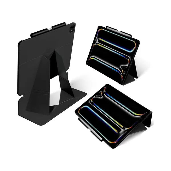 Moft Hoes Geschikt Voor IPad Air 11 (2024/2025/2026)/Air 10.9 (2022/2020) - Float Folio Book Case - Beschermhoes Met Standaard - Movas Vegan Leer - thumbnail