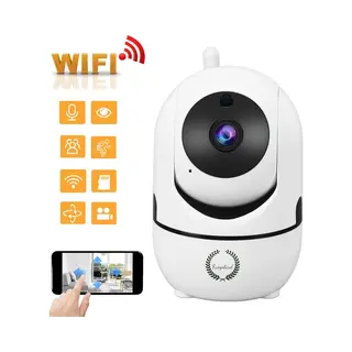 Fuegobird Sicherheitskamera - 1080P - 2.4G/5G Wifi - Bewegungs- Und Tonerkennung - Weiß