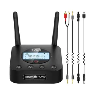 1Mii - B06TX+ Bluetooth 5.2 Zender - AptX Hd & Low Latency - Dual Link