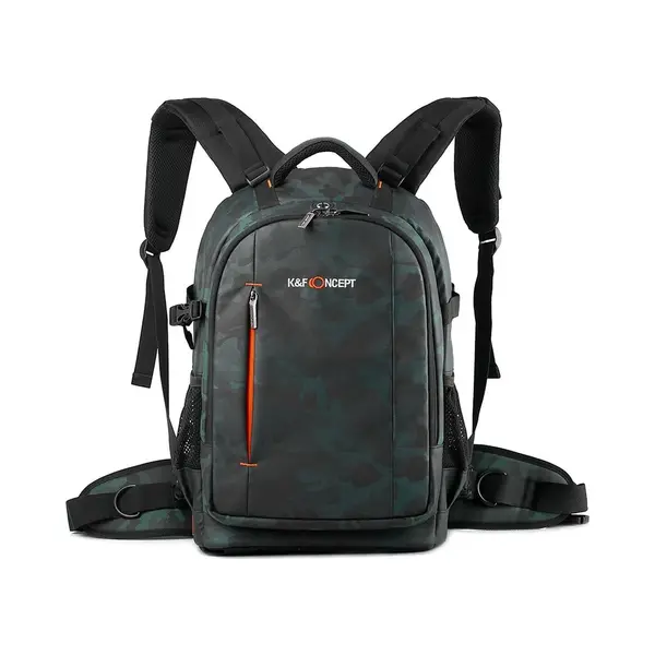 K&F Concept Backpack KF13.119 Large 31x24x46cm - Black/Green thumbnail