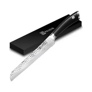 Paudin HP2 Professioneel Broodmes 20 Cm - Japans Mes - Banket Mes - Gehamerd