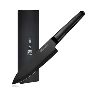 Paudin RC1 Koksmes - Professioneel Keukenmes - 20 Cm - Japans Mes - Keramisch Gecoat Mes