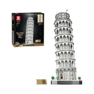 Reobrix Leaning Tower Of Pisa Building Set, Italy City Landmark Architecture Model Kit 66025, Famous Historical Collection Display, Gift For 14+