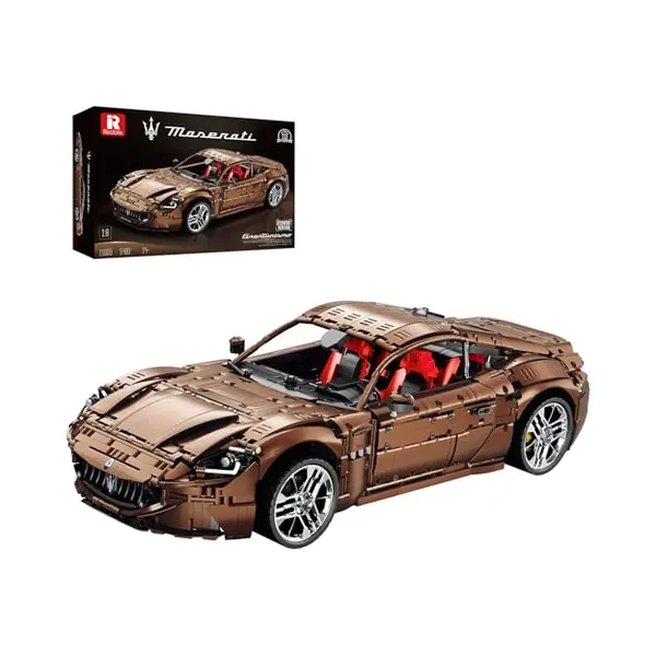 Reobrix - Maserati GranTurismo - Bruin - Gemotoriseerd Model - 11009- Bricks thumbnail