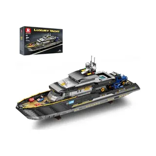 Reobrix 66103 Luxus-Yacht Modellbausatz, 4421 Teile. Sammelstück Für Erwachsene Und Jugendliche Ab 14 Jahren. Perfekt Als Deko Oder Geschenk.