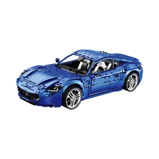 Reobrix - Maserati GranTurismo - Blauw - Statisch Model - 11010 - Bricks