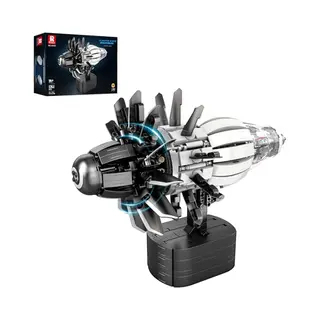 Reobrix Aircraft Engine Model Building Kit For Adults, 1318PCS Motorized Jet Turbofan Engine With Motor, Stem Mechanical Educational Brick Toy For