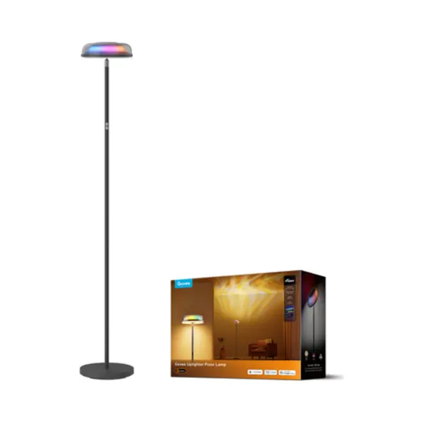 Govee Uplighter Floor Lamp Intelligente Bodenbeleuchtung Wi-Fi/Bluetooth thumbnail