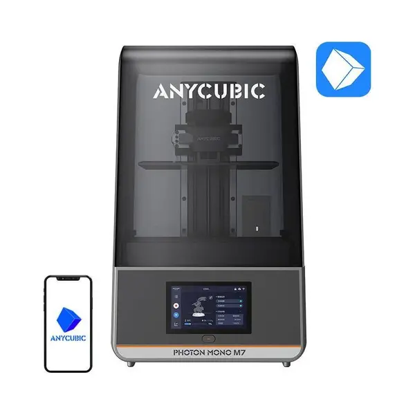 Anycubic Photon Mono M7 14K Resin 3D-drucker, 10, 1-zoll-mono-Lcd Mit Cob-lichtquelle 3.0, Bis Zu 150 Mm/h Hochgeschwindigkeitsdruck, Intelligente thumbnail