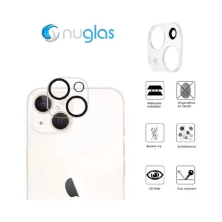 NuGlas Camera Lens Protector Voor IPhone 14 Plus - Beschermglas IPhone - Tempered Glass