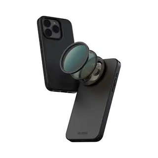Telesin Multi-functional Cell Phone Case For Iphone 15 Pro (Apple IPhone 15 Pro), Smartphone Hülle, Schwarz