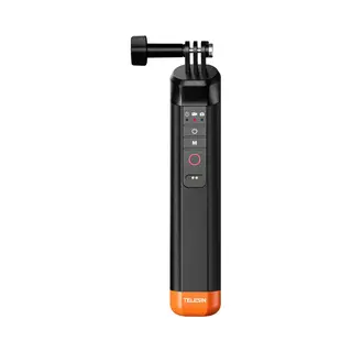 Telesin Bluetooth Floating Hand Grip For GoPro Hero 13, 12/11/10 Action Cameras, Underwater Hand Grip Selfie Pole With Built In Bluetooth Remote For