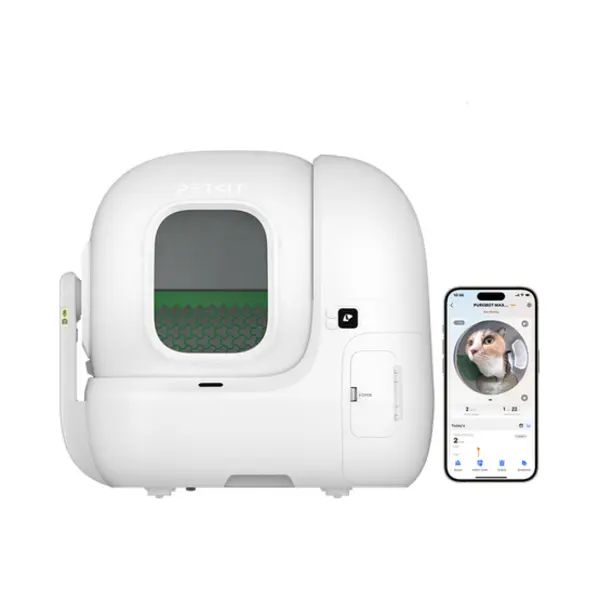 Petkit Purobot Max Pro Kat Open kattenbak Wit thumbnail
