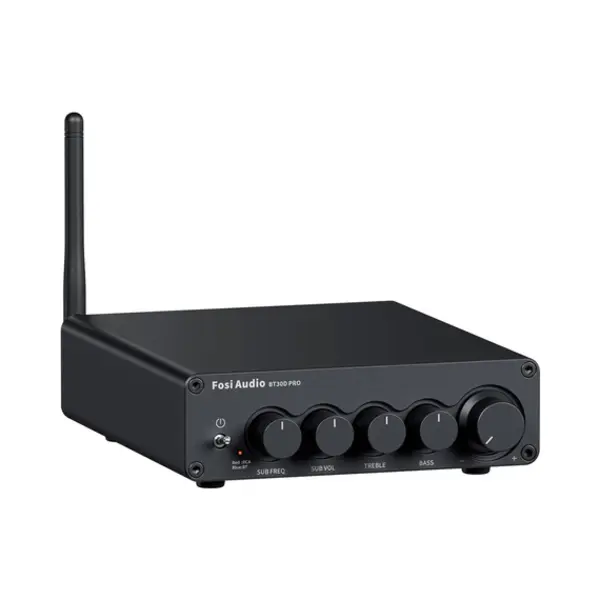 Fosi Audio BT30DPRO audio versterker 2.1 kanalen Multifunctioneel Zwart thumbnail