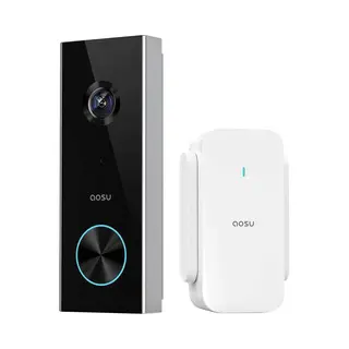 Aosu V8P Complete Set Voor Video-deurintercom WiFi 1 Stuks Grijs, Wit