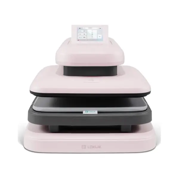 LOKLiK ImPress Auto Heat Press 2 Automatische Transferpers Voor Het Personaliseren Van T-shirts, Truien, Dekens, Handdoeken, Tassen En Ander Textiel, thumbnail