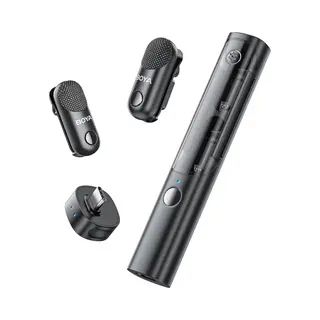 Boya - Magic 05 - Draadloze Microfoon – 2 X Transmitter + 1 X Receiver – Usb-C – Inclusief Oplaad Case - Ai Gestuurd