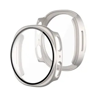Stravo Screen Protector Case Voor Samsung Galaxy Watch 8 - 40mm - Full Cover Hard Case / Beschermend Hoesje - Starlight - Samsung Galaxy Watch 8 40mm