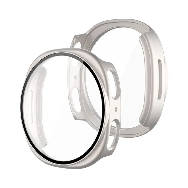 Stravo Screen Protector Case Voor Samsung Galaxy Watch 8 - 40mm - Full Cover Hard Case / Beschermend Hoesje - Starlight - Samsung Galaxy Watch 8 40mm thumbnail