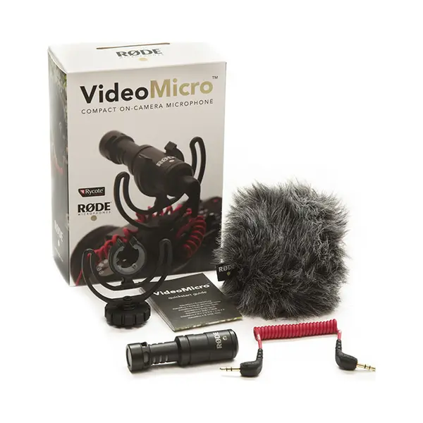 RØDe VideoMicro Schwarz Digitales Kameramikrofon thumbnail