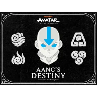 Asmodee Avatar The Last Airbender: Aang's Destiny A Cooperative Deck-Building Game Board game