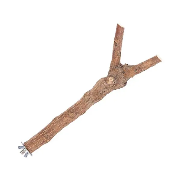 Happypet Happy Pet Bird Branch Perch Medium Comfortable Adjustable Size Easy Installation Cage Accessory Natural Wooden Stand For Parrots Cockatiels Budgies thumbnail